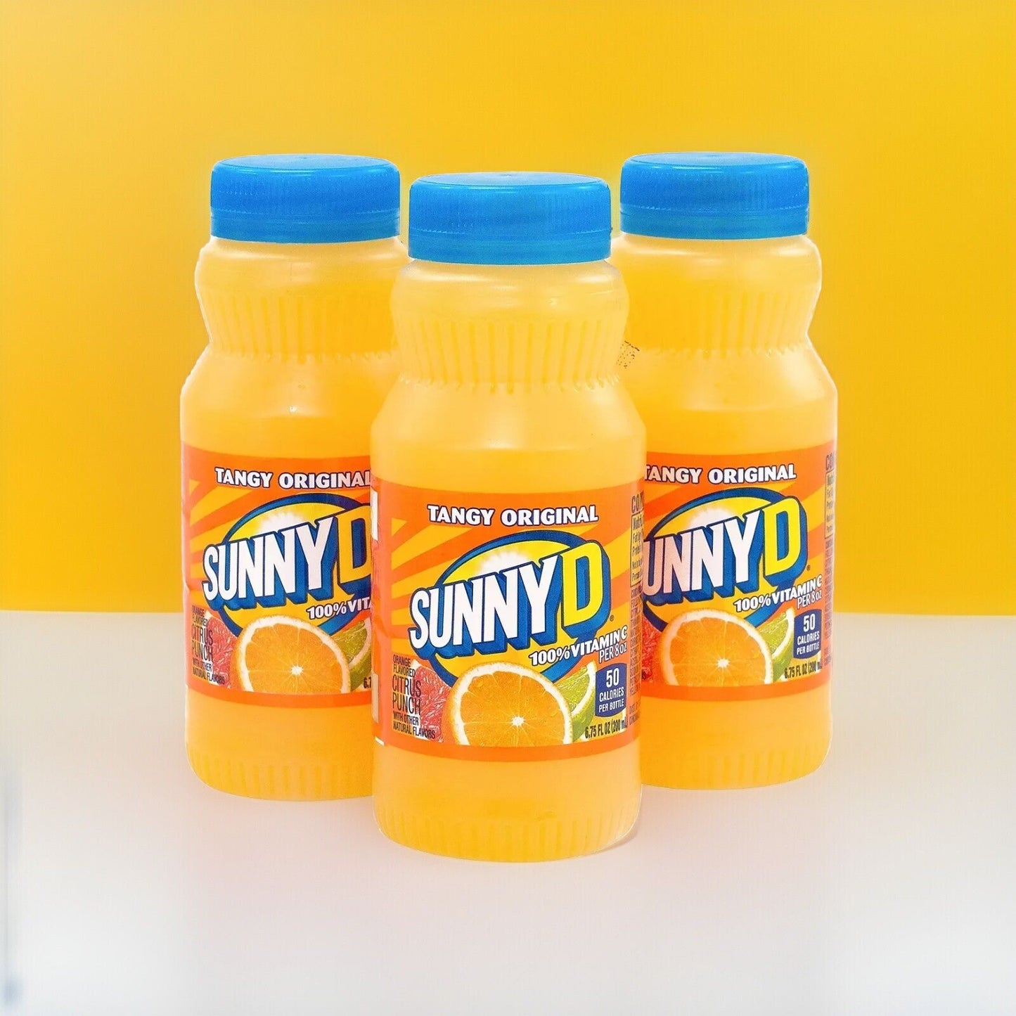 Sunnyd Tangy Original Orange Flavored Citrus Punch (6.75 Fl. Oz. Bottle, 24 Pk.)