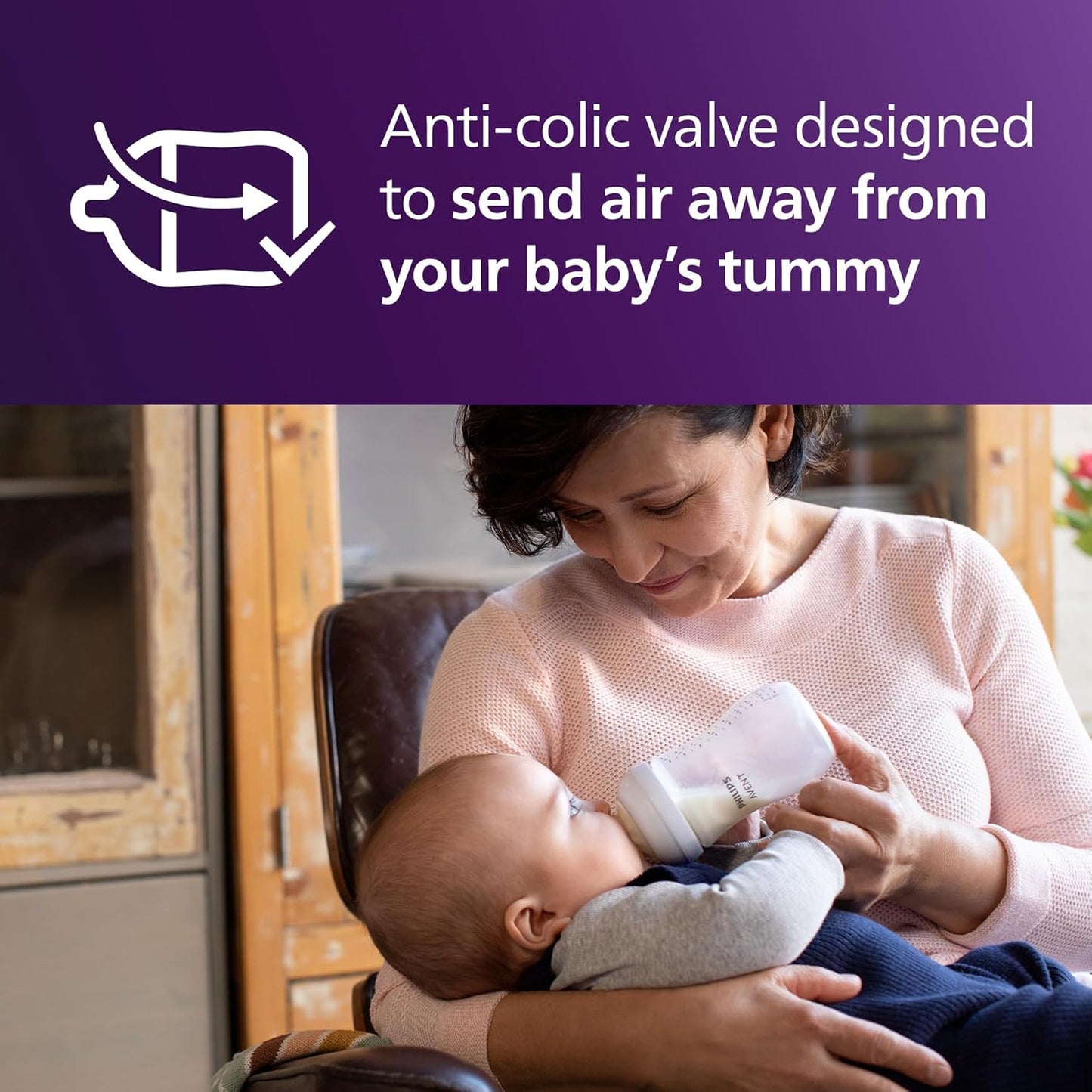 Philips Natural Response Nipple, Slow Flow (Flow 2), 4-Pack, SCY962/44