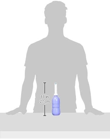 Gospa Travel Bidet GS-70 Easy-To-Use Portable Bidet with Convenient Nozzle Storage, Travel Bag, 400 Ml Capacity, and Angled Nozzle Spray