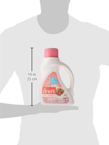 Stage 1 Newborn Baby Liquid Laundry Detergent, Gentle on Sensitive Skin, HE Compatible, 32 Loads