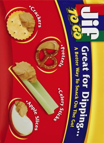 to Go Creamy Peanut Butter, 8- 1.5 Ounce Cups, Smooth and Creamy Texture, Snack Size Packs