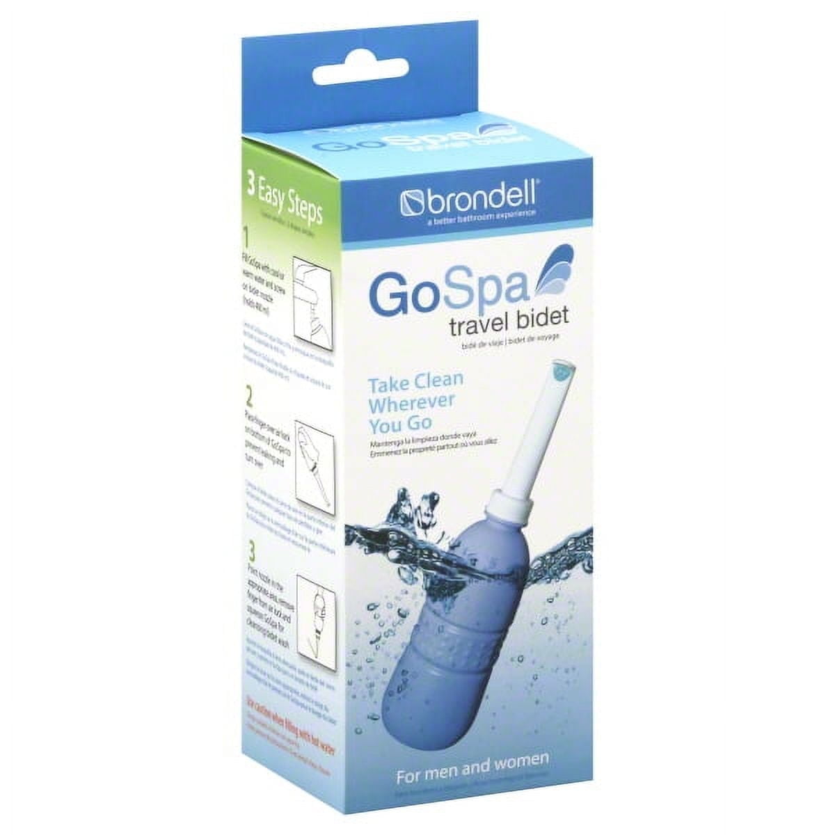 Gospa Travel Bidet in Purple, GS-70, Bidet Wash on the Go