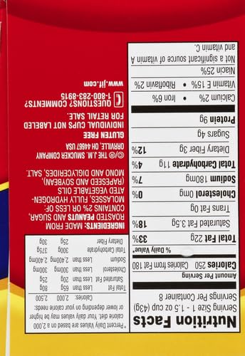 to Go Creamy Peanut Butter, 8- 1.5 Ounce Cups, Smooth and Creamy Texture, Snack Size Packs