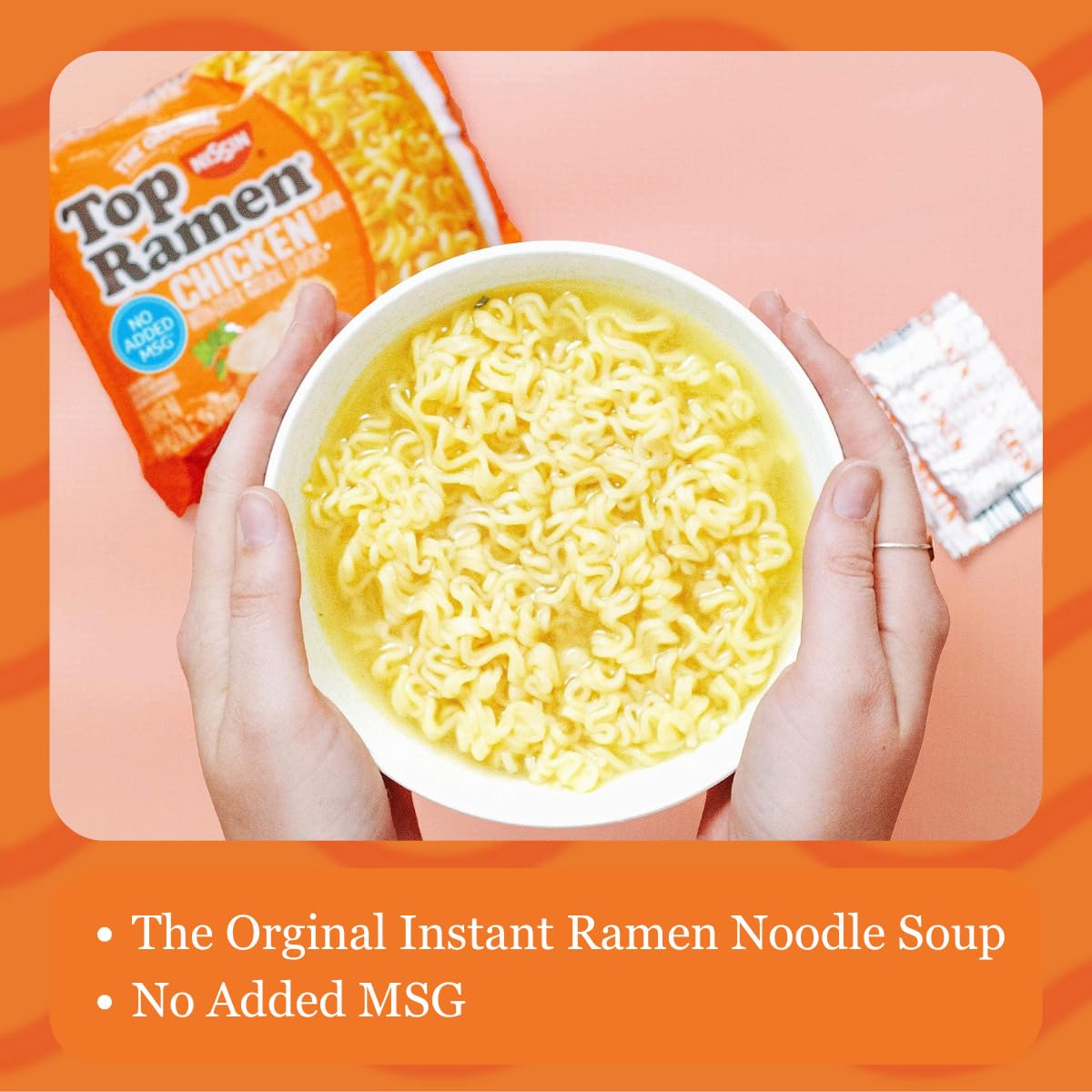 Top Ramen Noodle Soup, Chicken, 3 Ounce (Pack of 24)