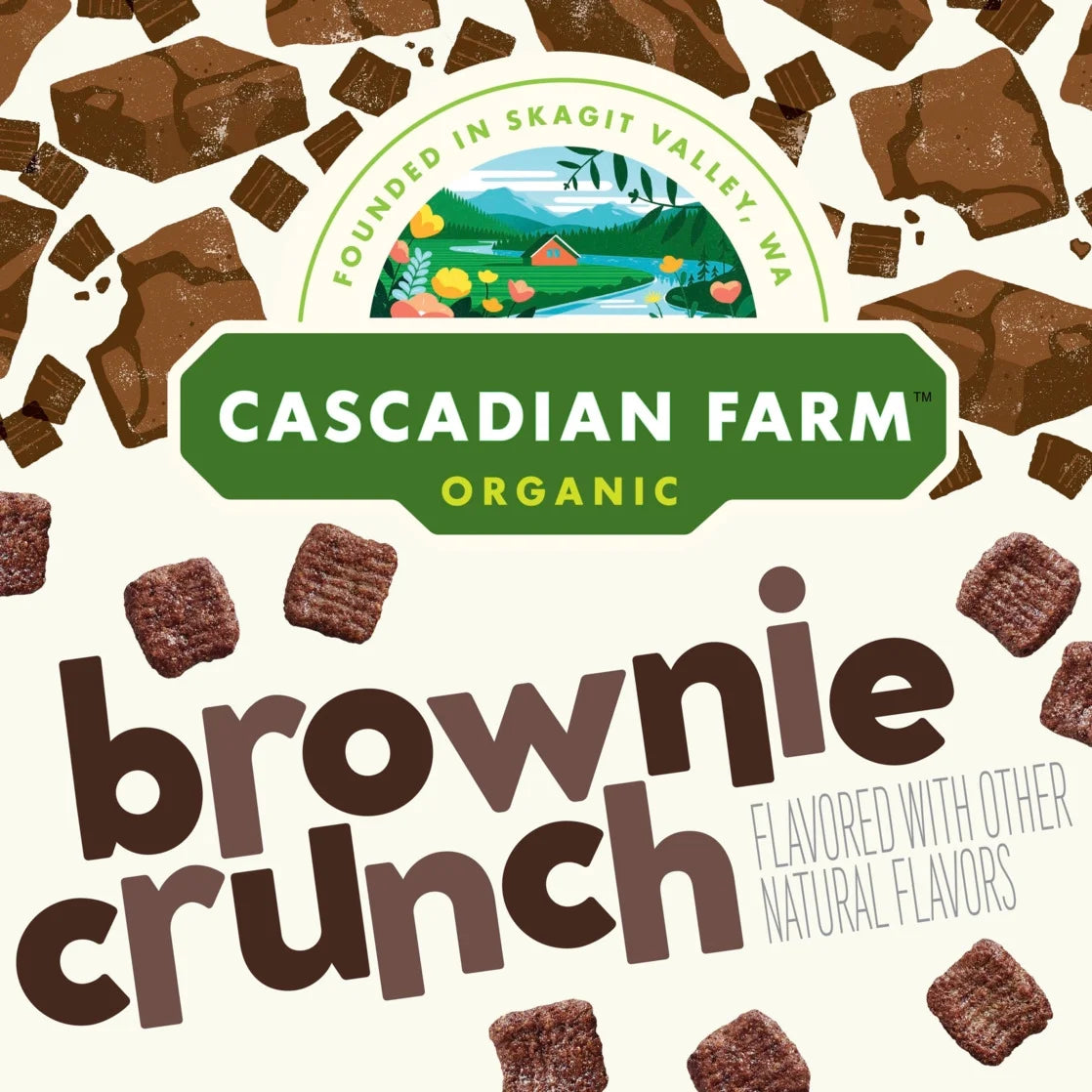 Organic Brownie Crunch Cereal, Gluten Free, Made with Real Cocoa, 12.4 Oz