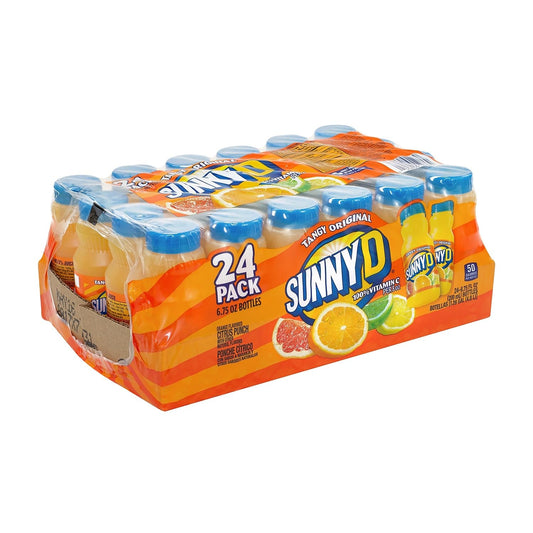 Tangy Original Orange Flavored Citrus Punch, 6.75 Oz., 24/Pack (01286)