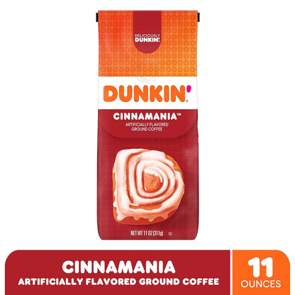 Cinnamania Flavored Ground Coffee, 11 Ounce (Pack of 1)