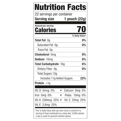 Fruity Snacks, PAW Patrol, Assorted Fruit, Flavored Snacks, 0.8 Oz 22 Ct