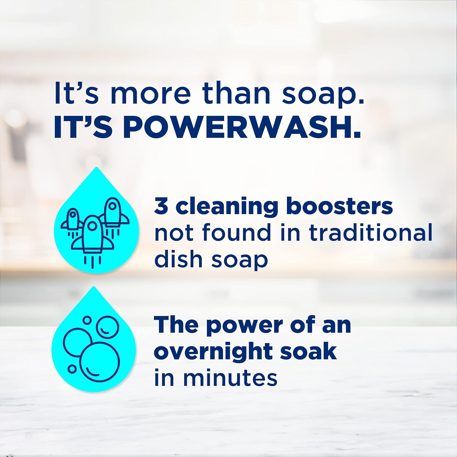 Powerwash Free & Clear Light Pear Dish Spray, Dish Soap Starter Kit, 16 Fl Oz