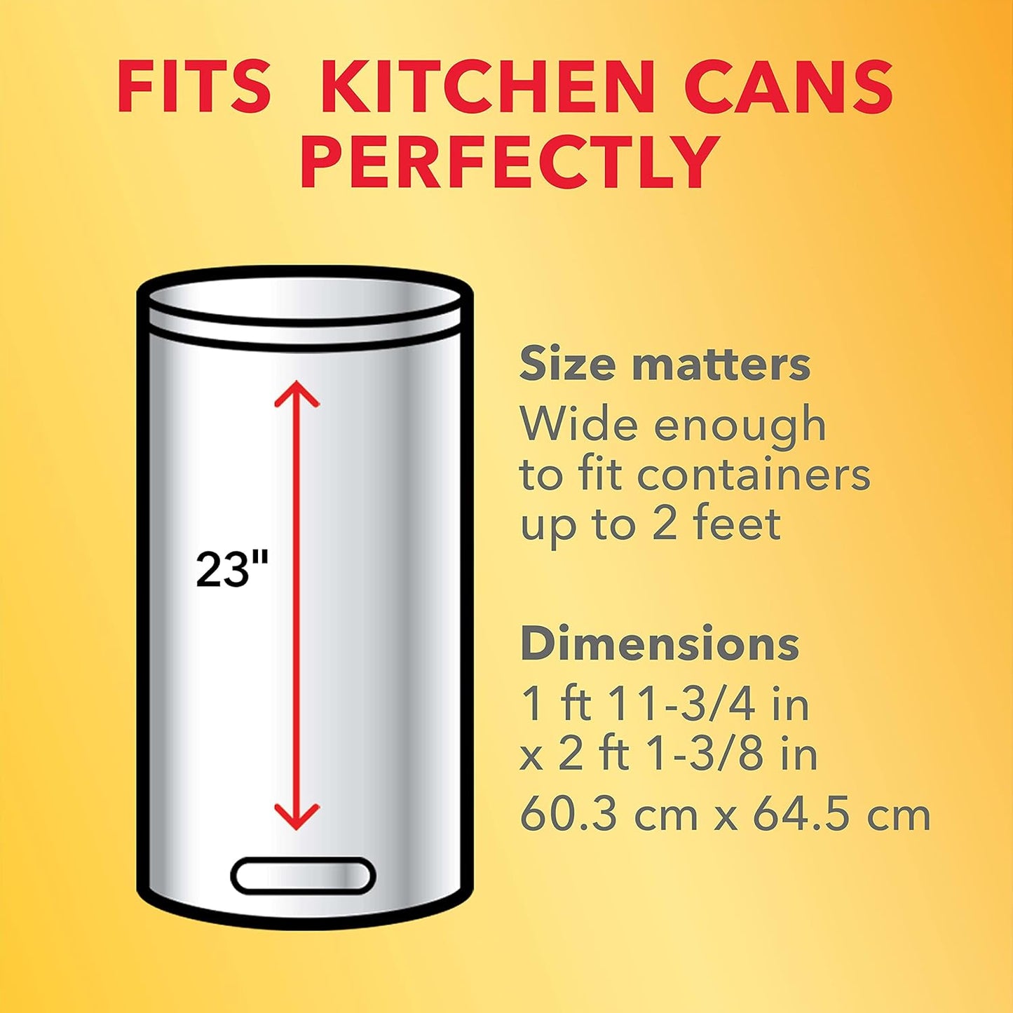 Tall Kitchen Trash Bags 13 Gallon, Gain Original Garbage Bags, Odorshield with Drawstring, 34 Count