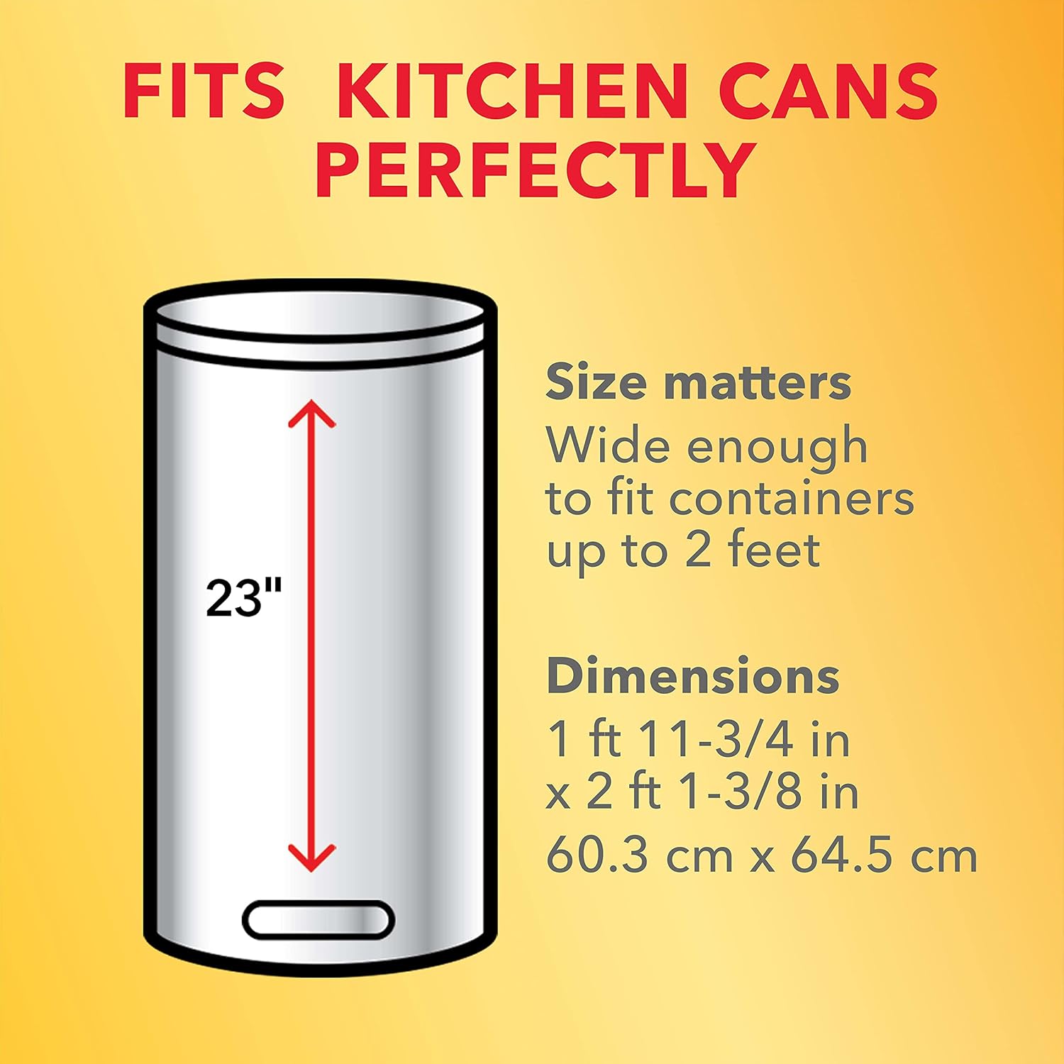 Tall Kitchen Trash Bags 13 Gallon, Gain Original Garbage Bags, Odorshield with Drawstring, 34 Count