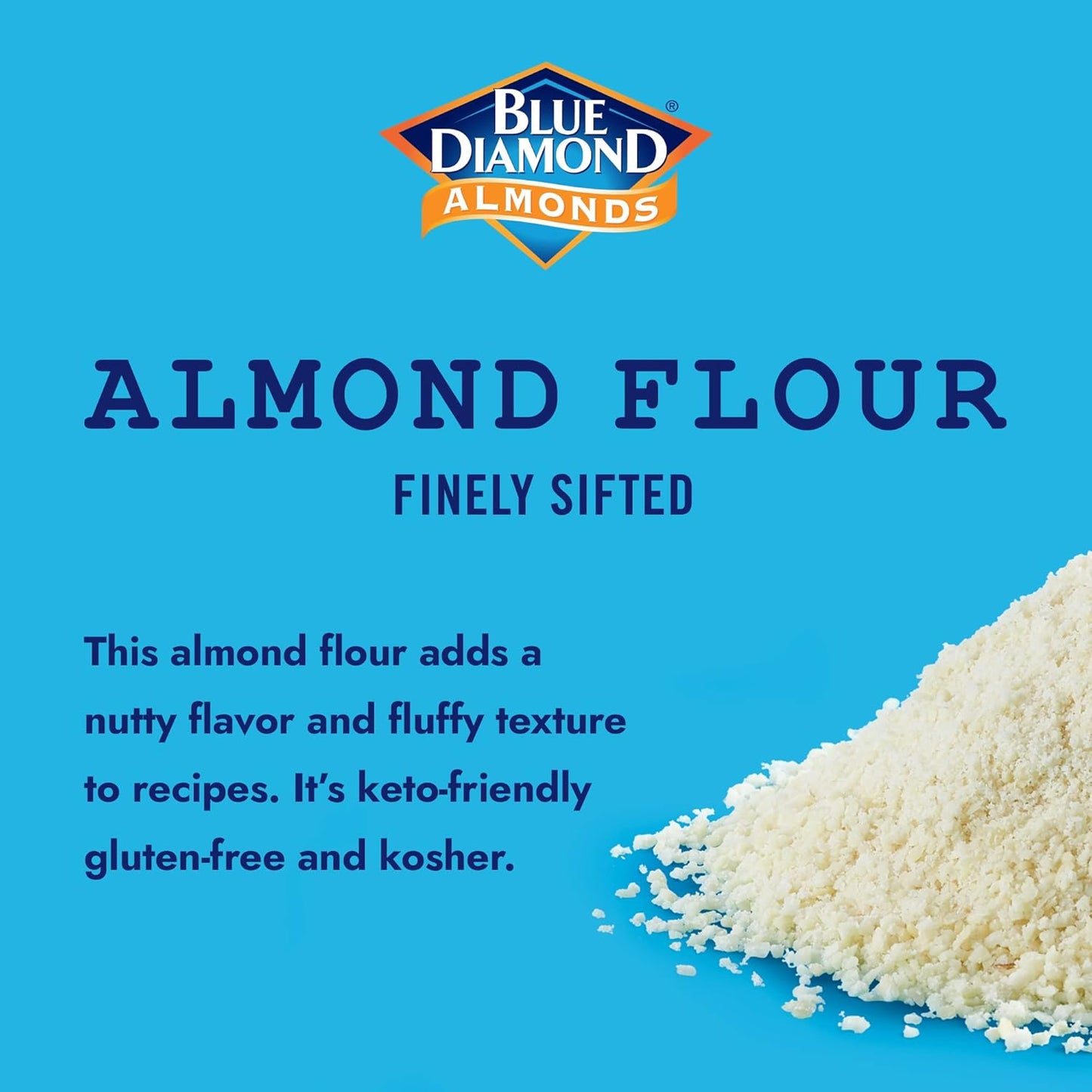 Almond Flour, Gluten Free, Blanched, Finely Sifted, 48 Oz