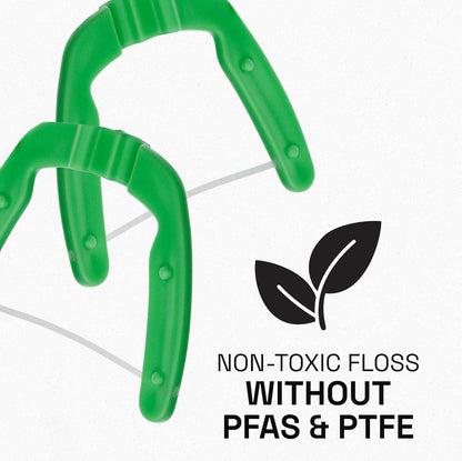 Ultraclean Access Flosser Refill Heads, Mint, Plaque Remover for Teeth, Shred Resistant, for Hard to  Areas, Oral Care, PFAS Free, for Adults & Kids, 1 Pack, 28 Count