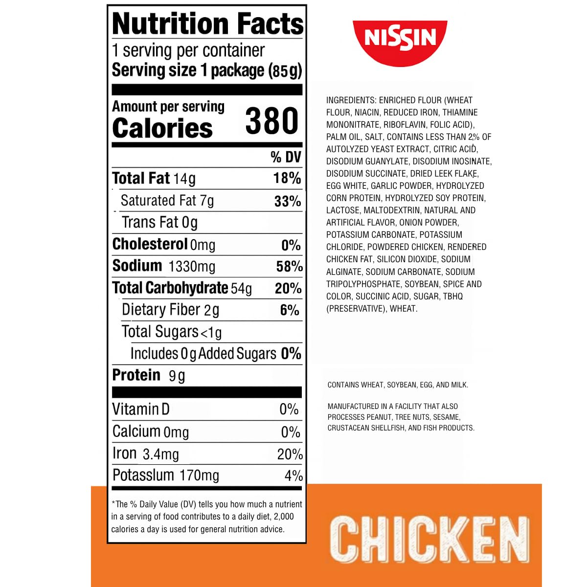 Top Ramen Noodle Soup, Chicken, 3 Ounce (Pack of 24)