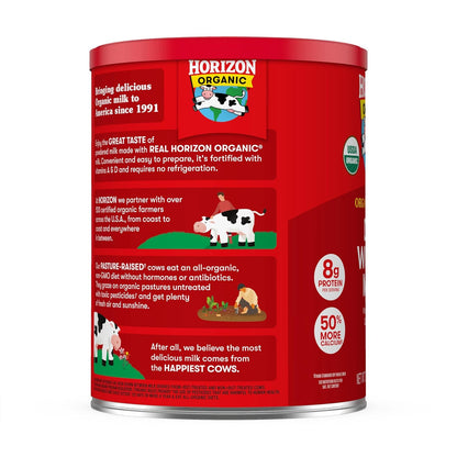 Instant Dry Whole Milk Powder, 30.6 Oz, USDA Organic, Non-Gmo, Shelf Stable, Great for Baking, Cooking, Beverages, Emergency Storage, Pantry Essential