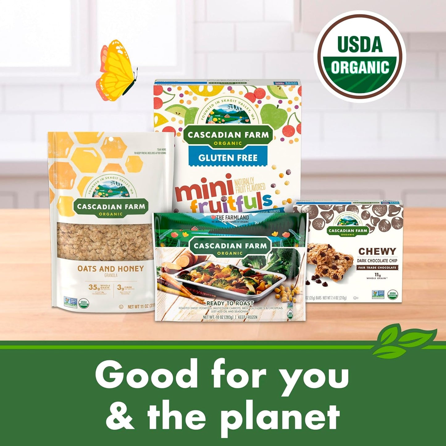 Organic Brownie Crunch Cereal, Gluten Free, Whole Grain and Made with Real Cocoa, 12.4 Oz