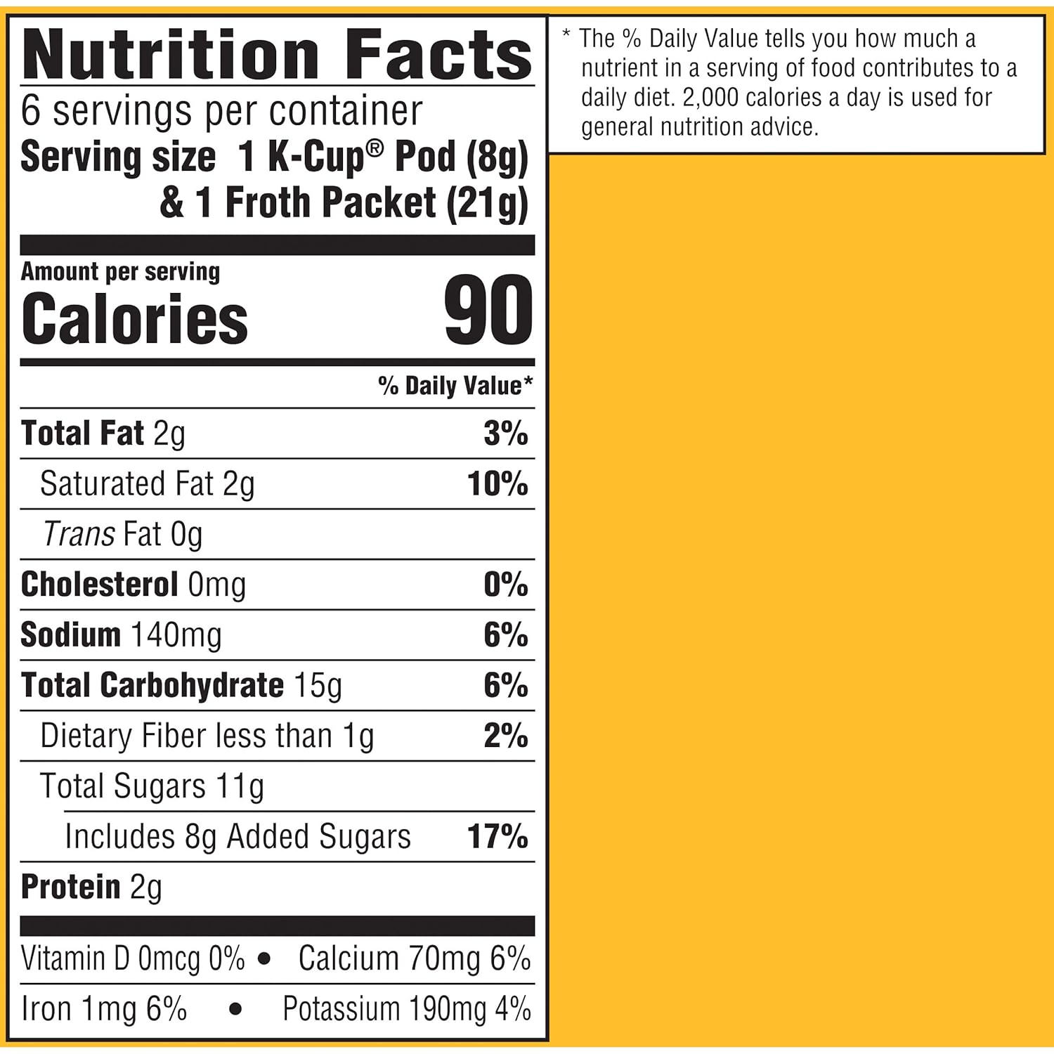 Frothy 2-Step Mocha Latte Expresso K-Cup® Coffee Pods & Froth Packets Kit (12 Ct Box)