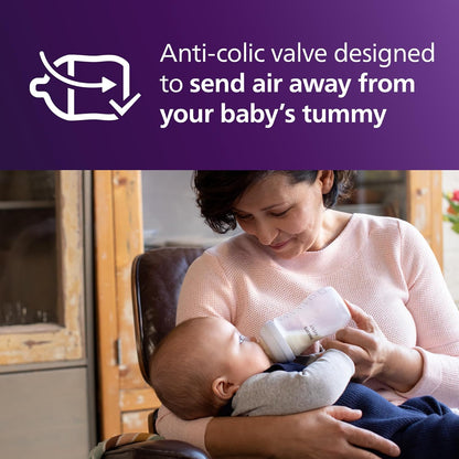 Philips  Natural Response Nipple, Slow Flow (Flow 2), 4-Pack, SCY962/44