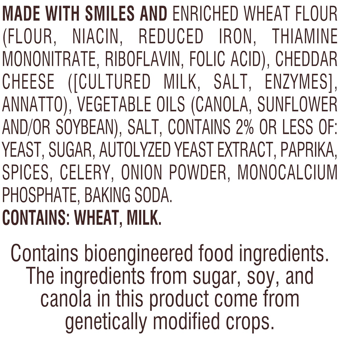 Cheddar Crackers, 1.5 Oz. Snack Packs, 30 Count