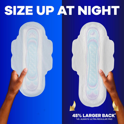 Ultra Thin Pads without Wings, Size 1, Regular, 132 Count (3 Packs of 44)