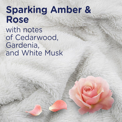 Ultra Soft Fabric Softener Liquid, Bliss, Sparkling Amber and Rose, 93 Fl Oz, 138 Loads