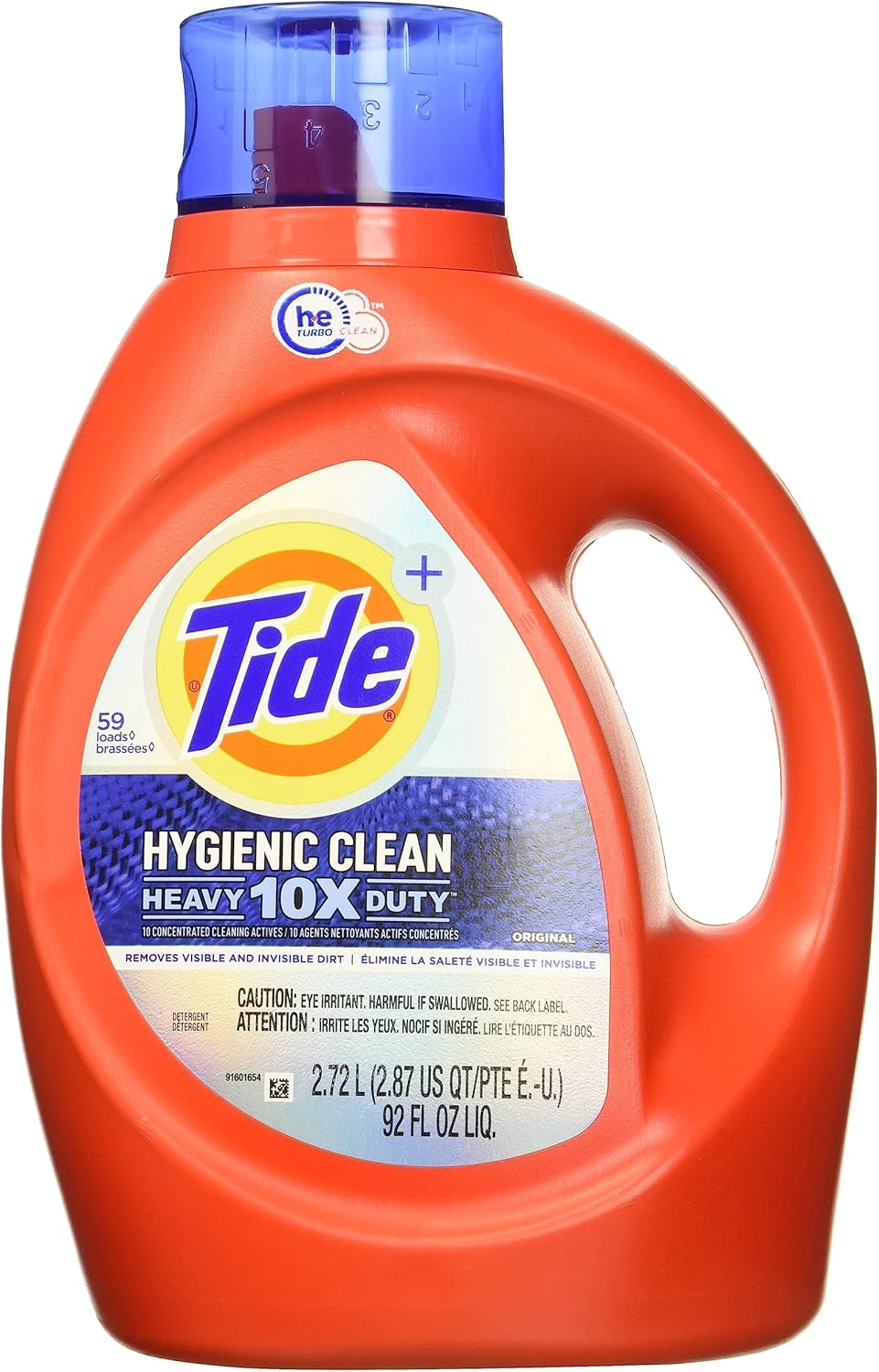 Hygienic Clean Heavy 10X Duty Liquid Laundry Detergent, Original, 92 Oz Bottle