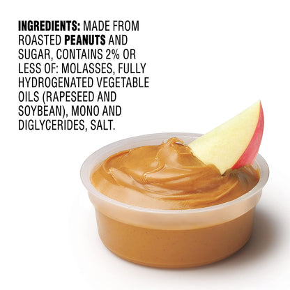 to Go Creamy Peanut Butter, 8- 1.5 Ounce Cups, Smooth and Creamy Texture, Snack Size Packs