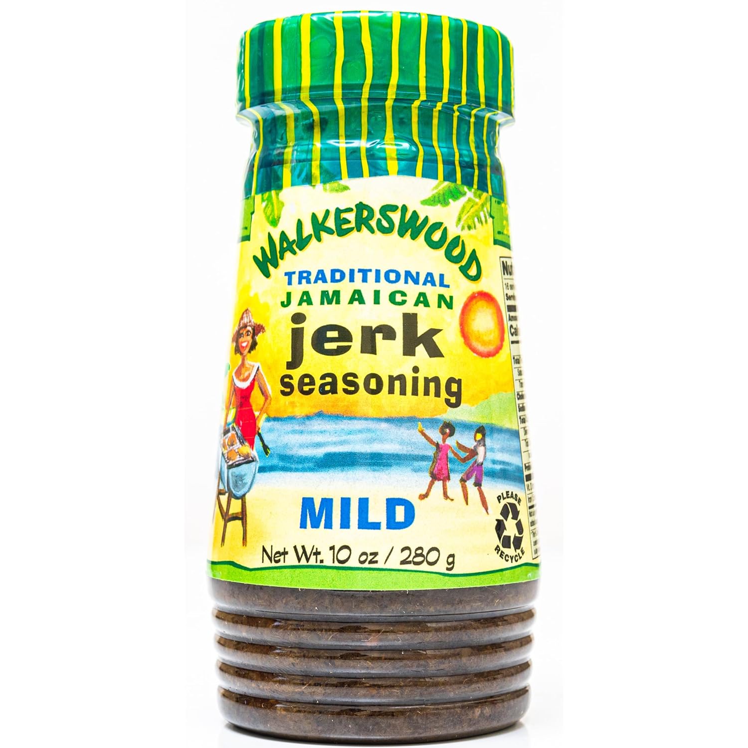 Traditional Jamaican Jerk Seasoning, Mild, 10 Oz