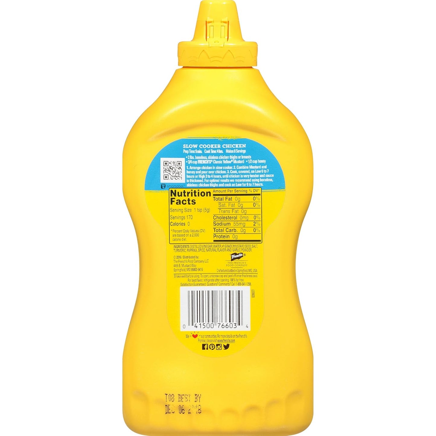 Classic Yellow Mustard, 30 Oz (Pack of 2)