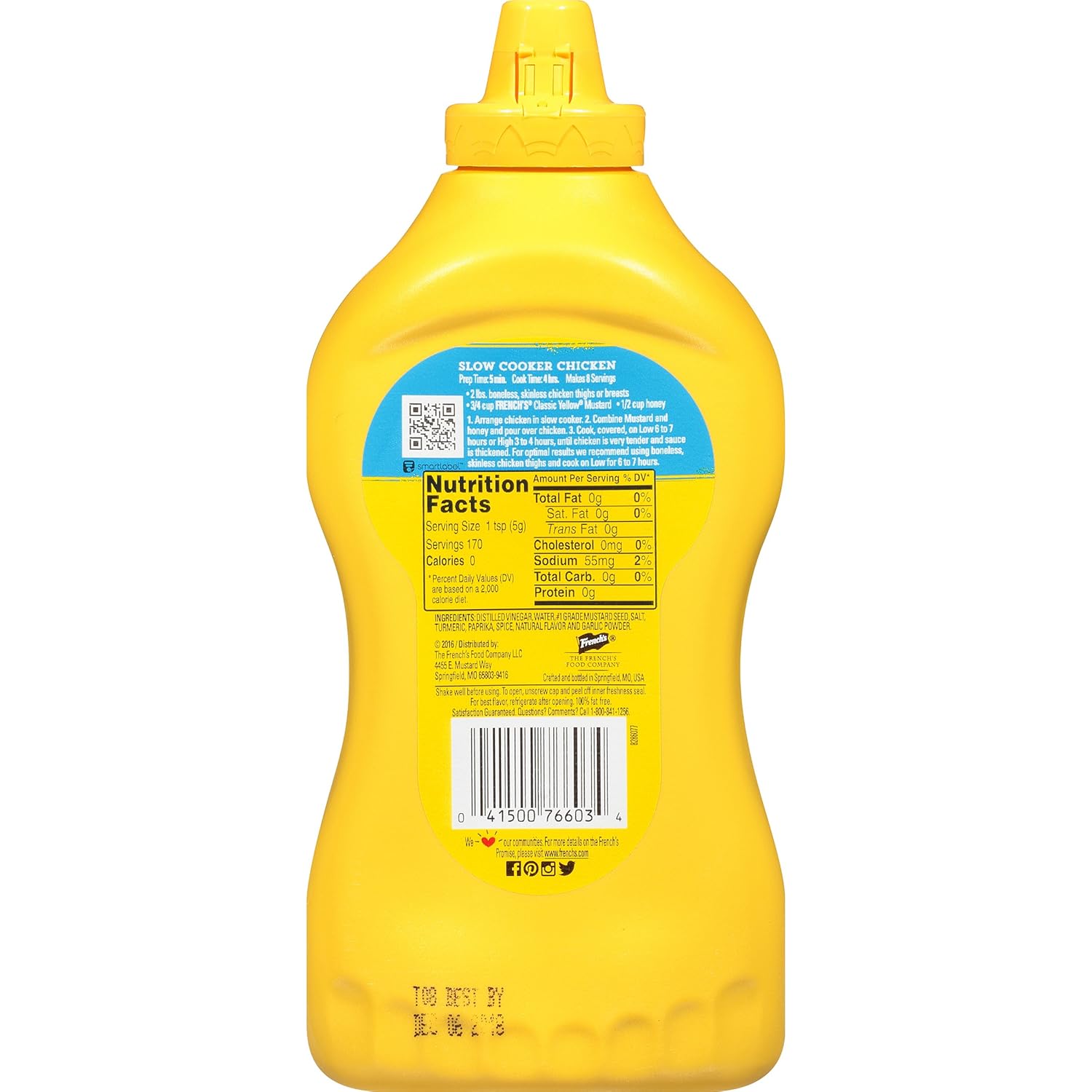 Classic Yellow Mustard, 30 Oz (Pack of 2)