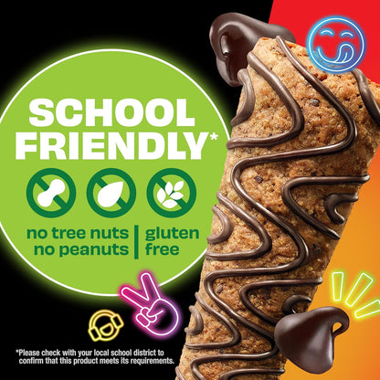 Kids Snacks, Chocolate Chip Bar, Tree Nut and Peanut Free, Gluten Free, Whole Grains and Oats, 5G Protein, 5 Count