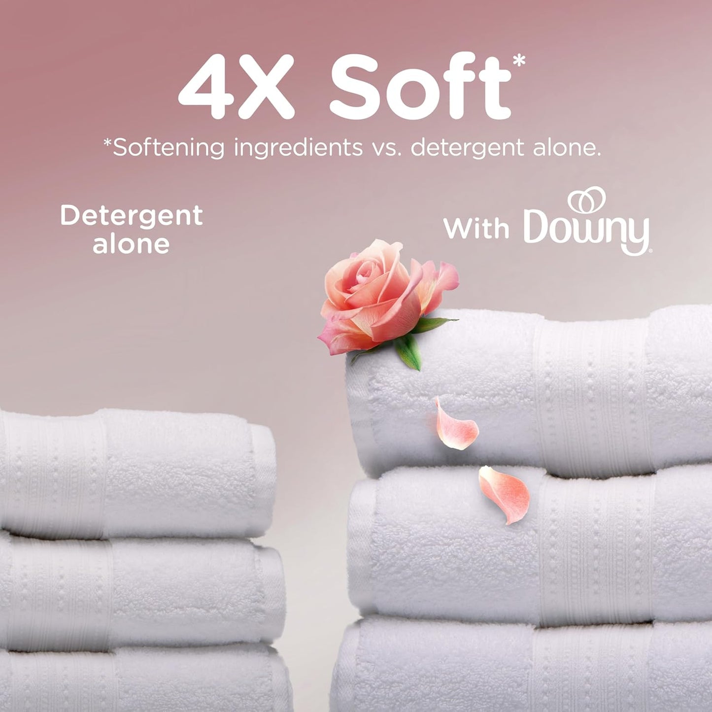 Ultra Soft Fabric Softener Liquid, Bliss, Sparkling Amber and Rose, 93 Fl Oz, 138 Loads