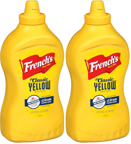 Classic Yellow Mustard, 30 Oz (Pack of 2)