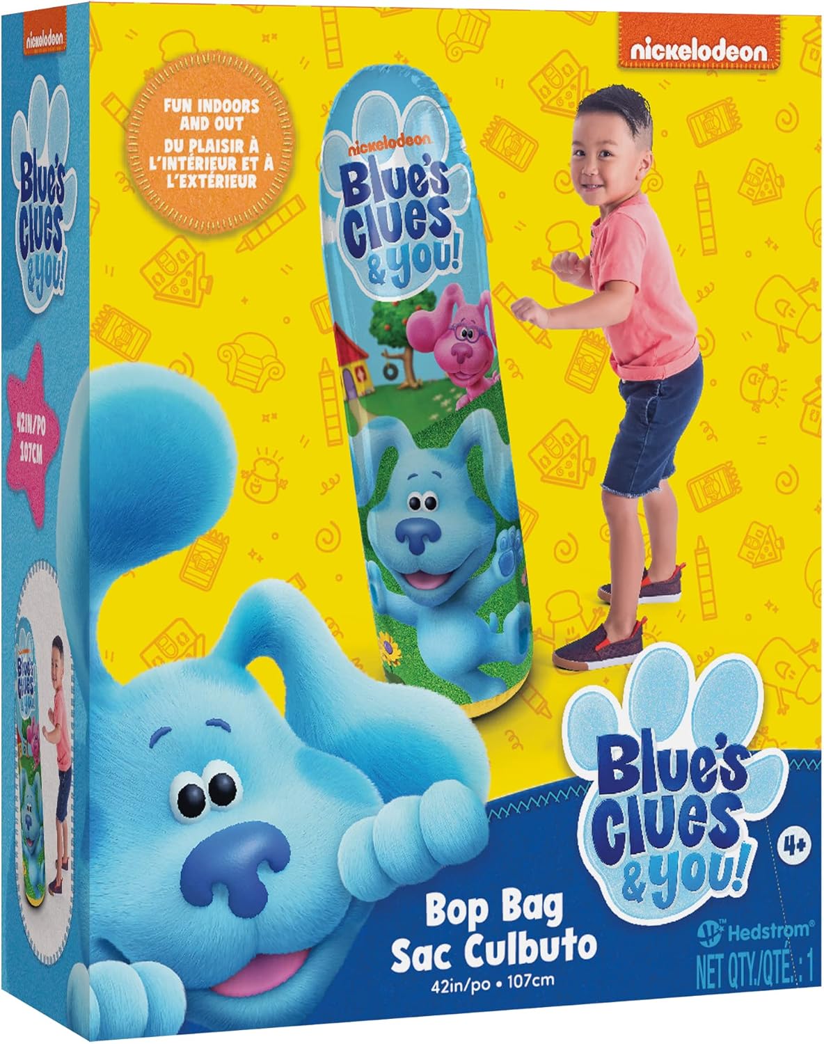 Blue'S Clues & You Bop Bag Inflatable Punching Bag, 42 Inch, (56-9114)