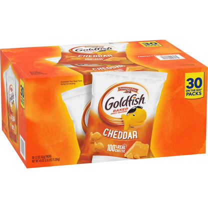 Cheddar Crackers, 1.5 Oz. Snack Packs, 30 Count