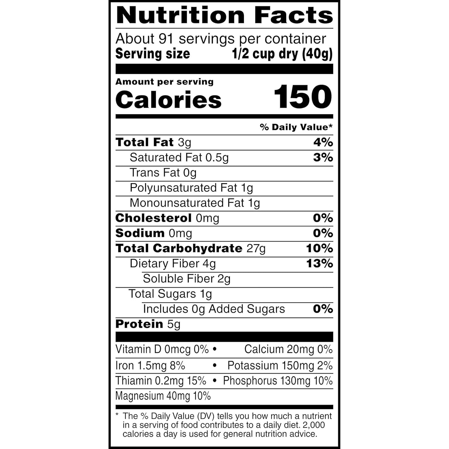 Old Fashioned Rolled Oats, Non GMO Project Verified, Two 64Oz Bags in Box, 90 Servings, 4 Pound (Pack of 2)