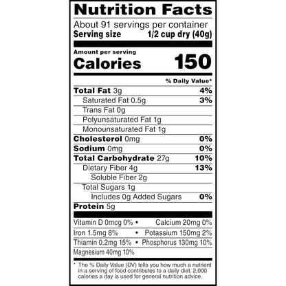 Old Fashioned Rolled Oats, Non GMO Project Verified, Two 64Oz Bags in Box, 90 Servings, 4 Pound (Pack of 2)