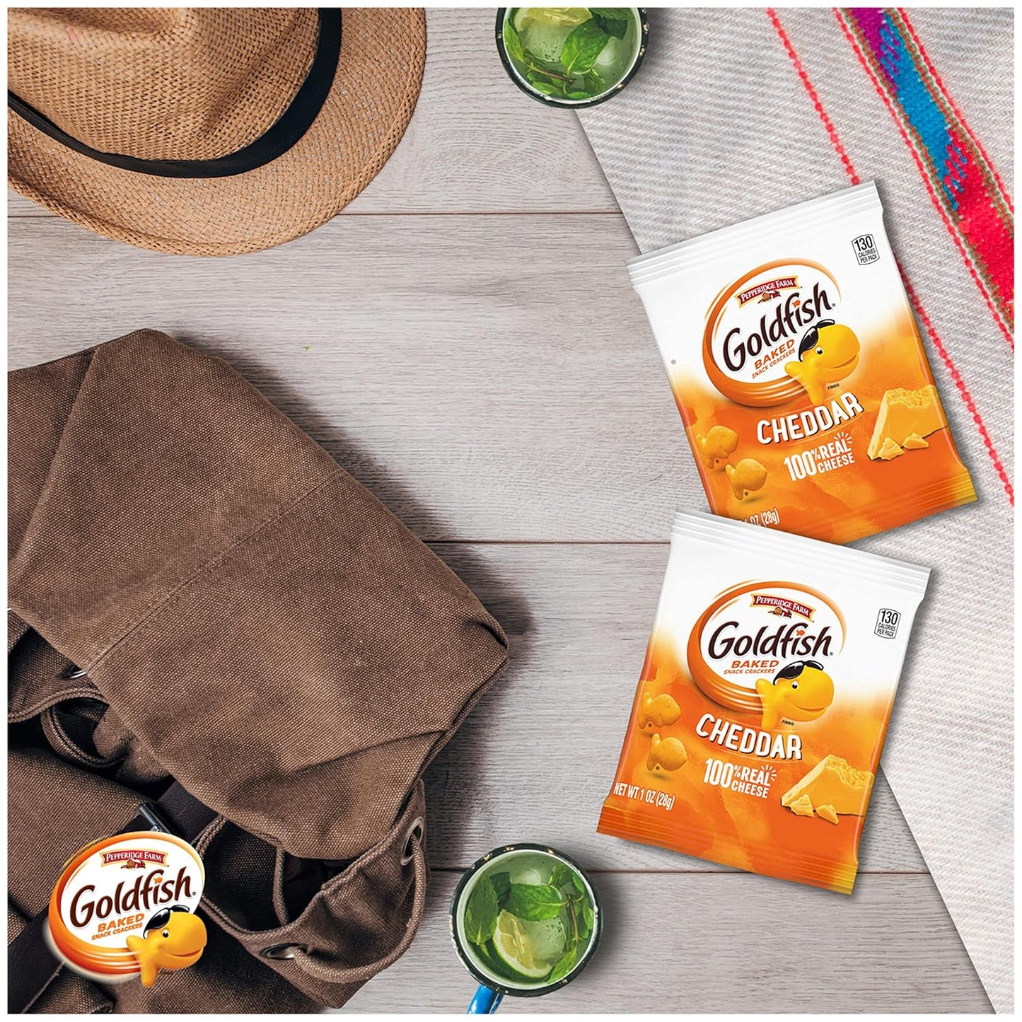 Cheddar Crackers, 1.5 Oz. Snack Packs, 30 Count