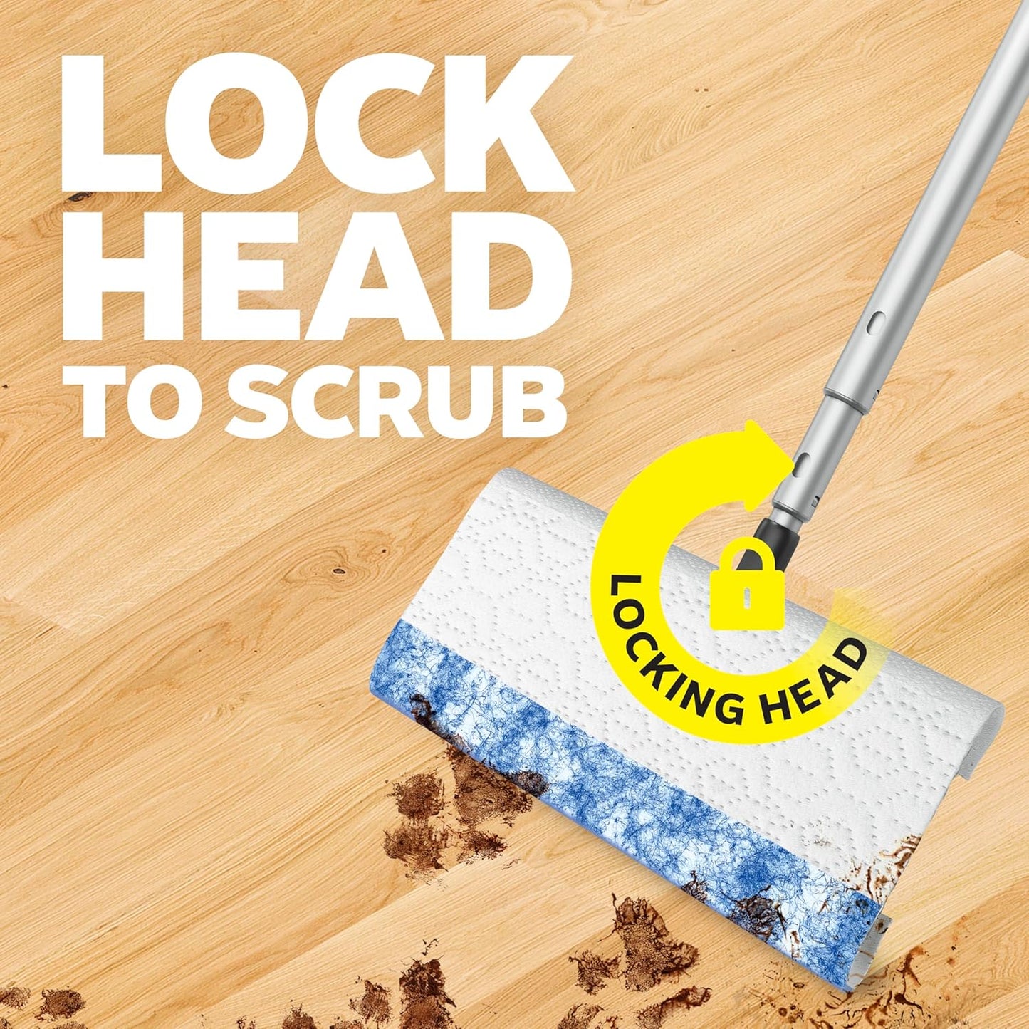 Sweep + Mop, Wet Pads Refill, Floor Cleaner, Cleaning Cloths, Heavy Duty, Fresh, 20Ct