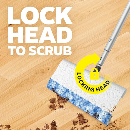 Sweep + Mop, Wet Pads Refill, Floor Cleaner, Cleaning Cloths, Heavy Duty, Fresh, 20Ct