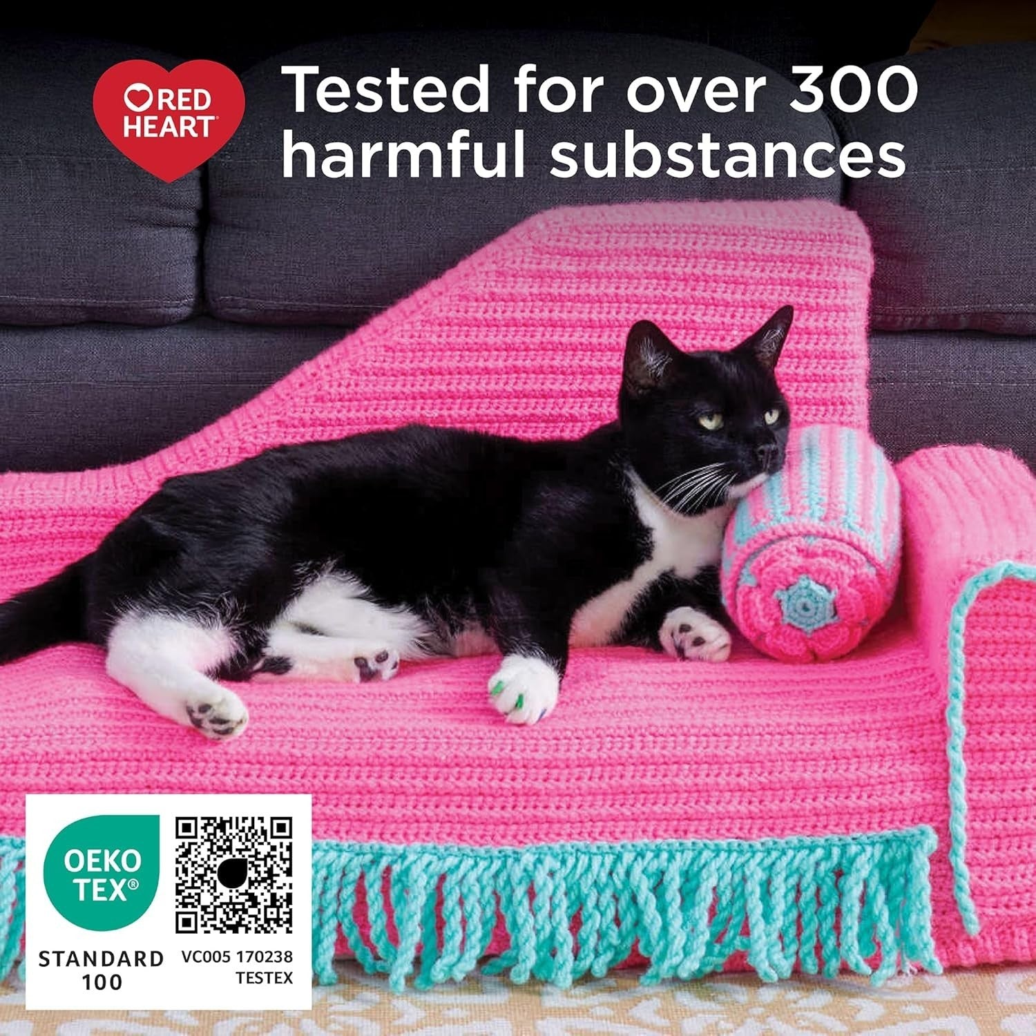 Red Heart Super Saver White Yarn - 3 Pack of 198G/7Oz - Acrylic - 4 Medium (Wors